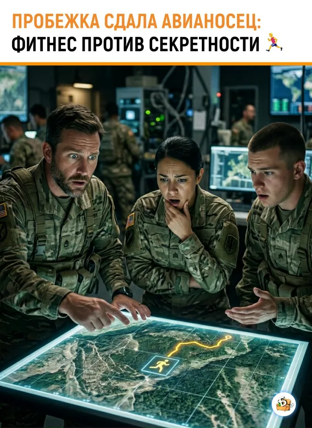 Французский офицер случайно раскрыл координаты авианосца «Шарль де Голль» в фитнес-приложении