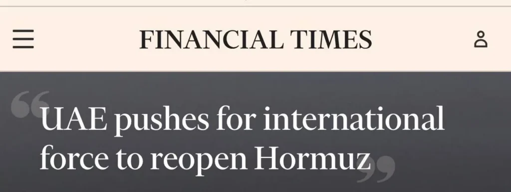 ОАЭ рассматривают возможность применения ВМС для обеспечения безопасности в Ормузском проливе