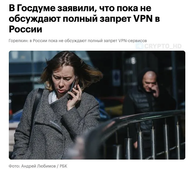 Зампред Госдумы заявил, что полный запрет VPN в России нецелесообразен