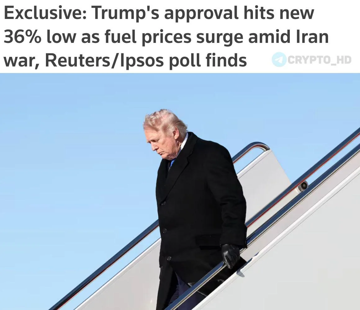 В США зафиксирован рекордный спад одобрения политики Трампа на фоне экономических проблем