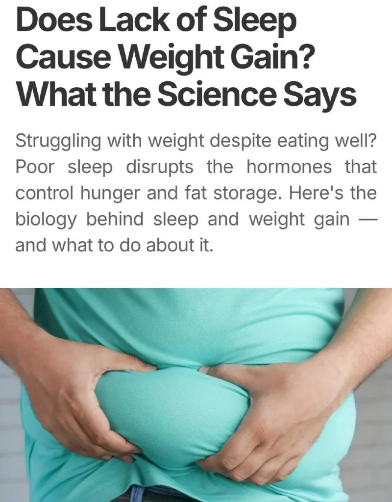 Учёные объяснили, как недосып влияет на набор веса и обмен веществ