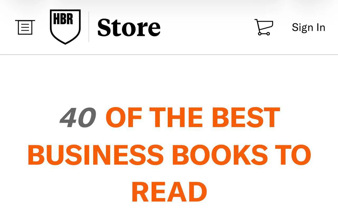 Harvard Business Review обновил рейтинг 40 лучших книг по бизнесу: от классики до современных бестселлеров