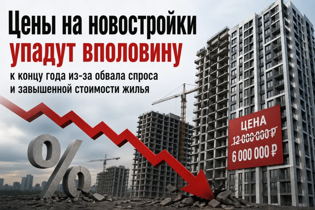 Цены на новостройки могут упасть к концу 2026 года