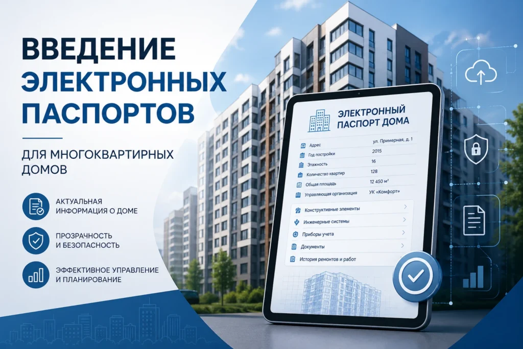 Электронный паспорт многоквартирного дома в ГИС ЖКХ