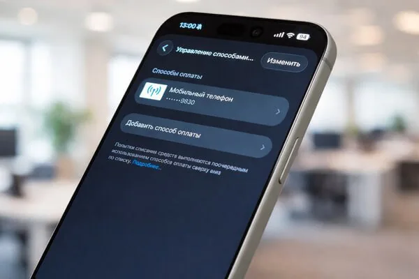 Все операторы России отключили оплату Apple ID с мобильного счёта
