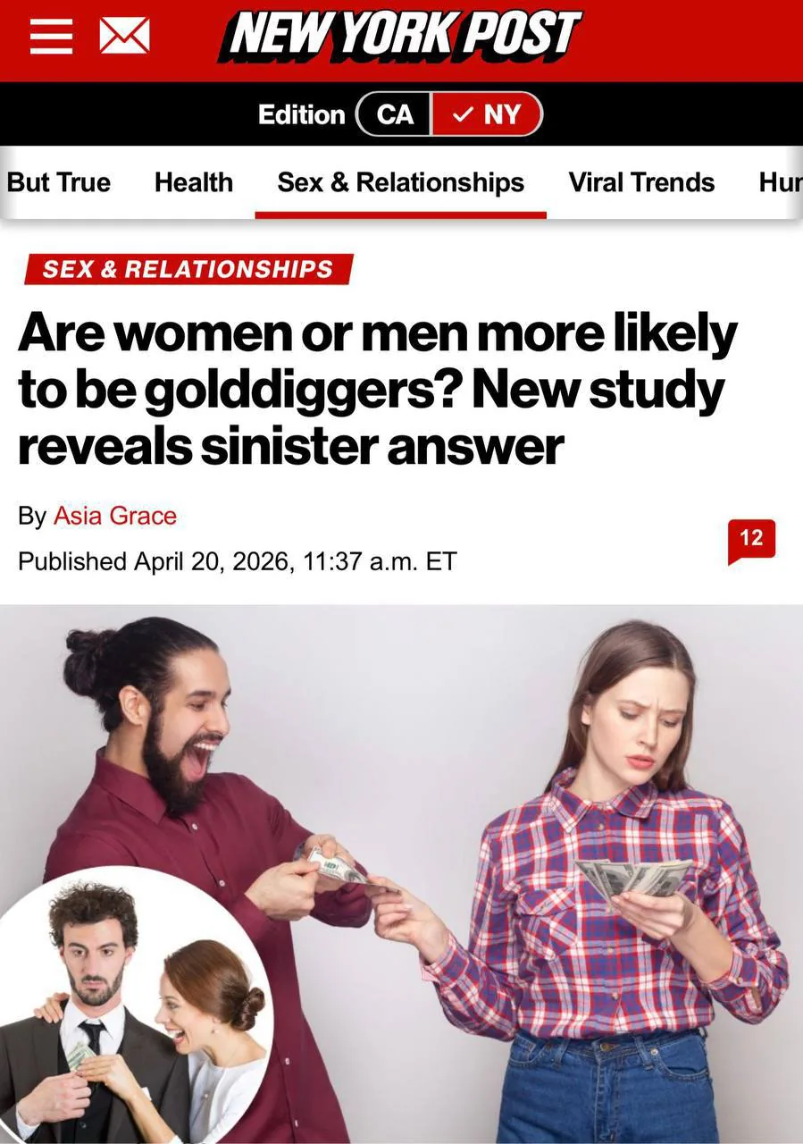 Исследование: мужчины в условиях кризиса чаще рассчитывают на финансовую поддержку со стороны партнерш