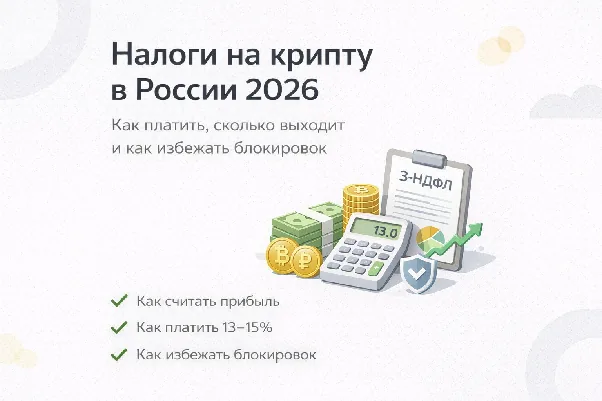 Иллюстрация к материалу «Налог на крипту в России: как считать прибыль и не получить штраф после нового закона» в разделе Крипто