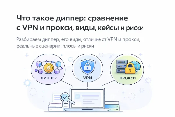 Иллюстрация к материалу «Что такое диппер для интернета: как работает, какие бывают и где реально используется» в разделе Журнал