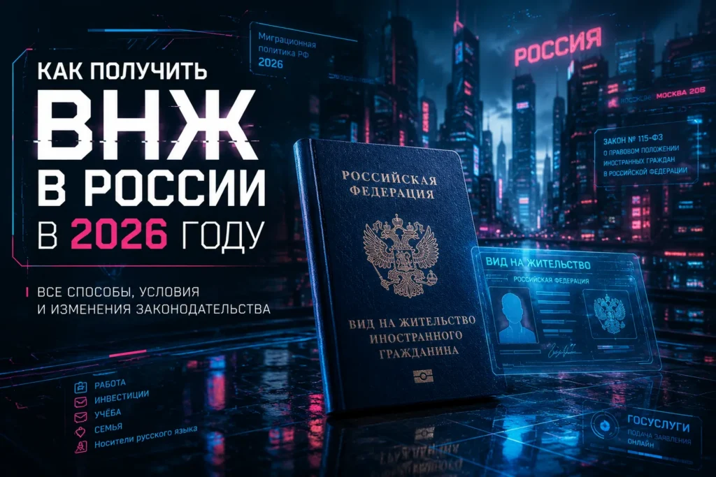 Как получить ВНЖ в России в 2026 году: документы, сроки и порядок оформления
