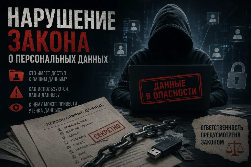 Нарушение закона о персональных данных - риски для сайта, рассылки и клиентской базы