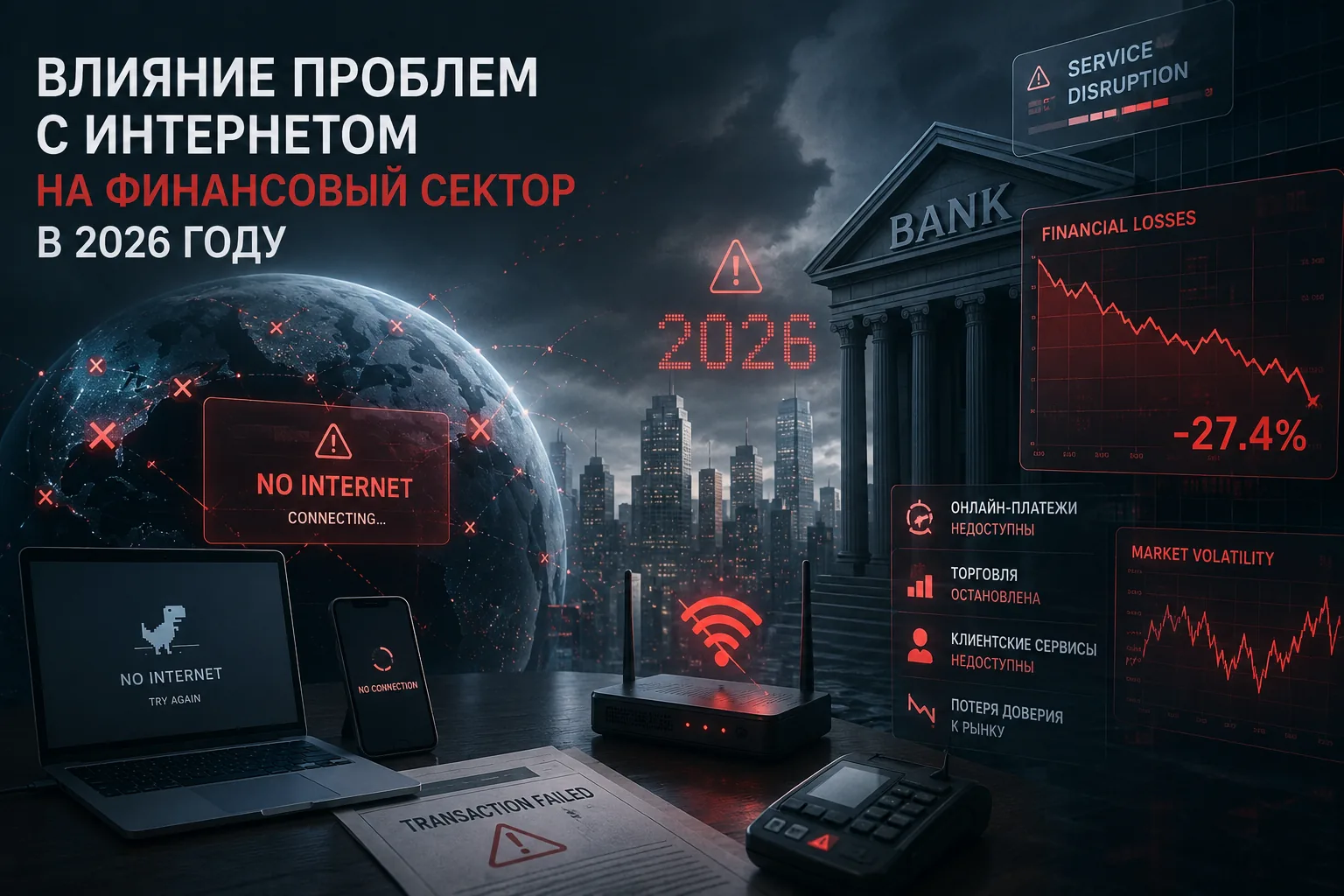 Проблемы с интернетом и доставкой СМС в финансовом секторе в 2026 году