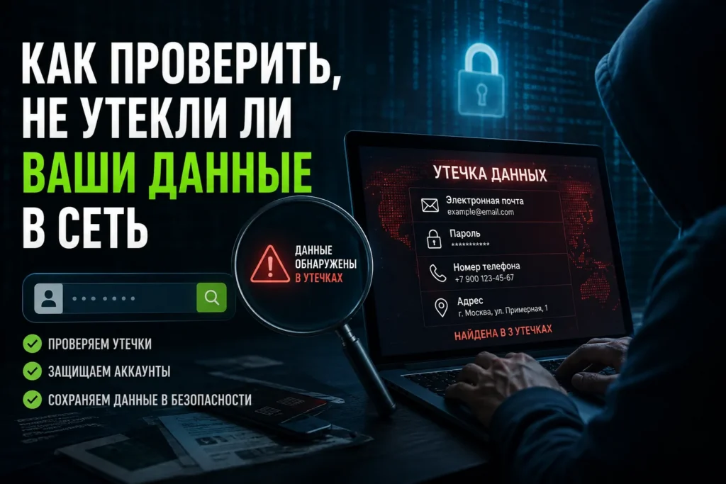Как проверить утечки данных в сеть - проверка email, телефона, паролей и документов