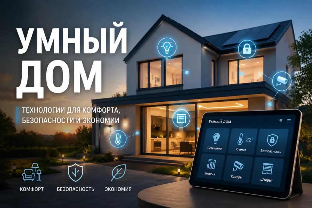 Умный дом: технологии для комфорта, безопасности и экономии