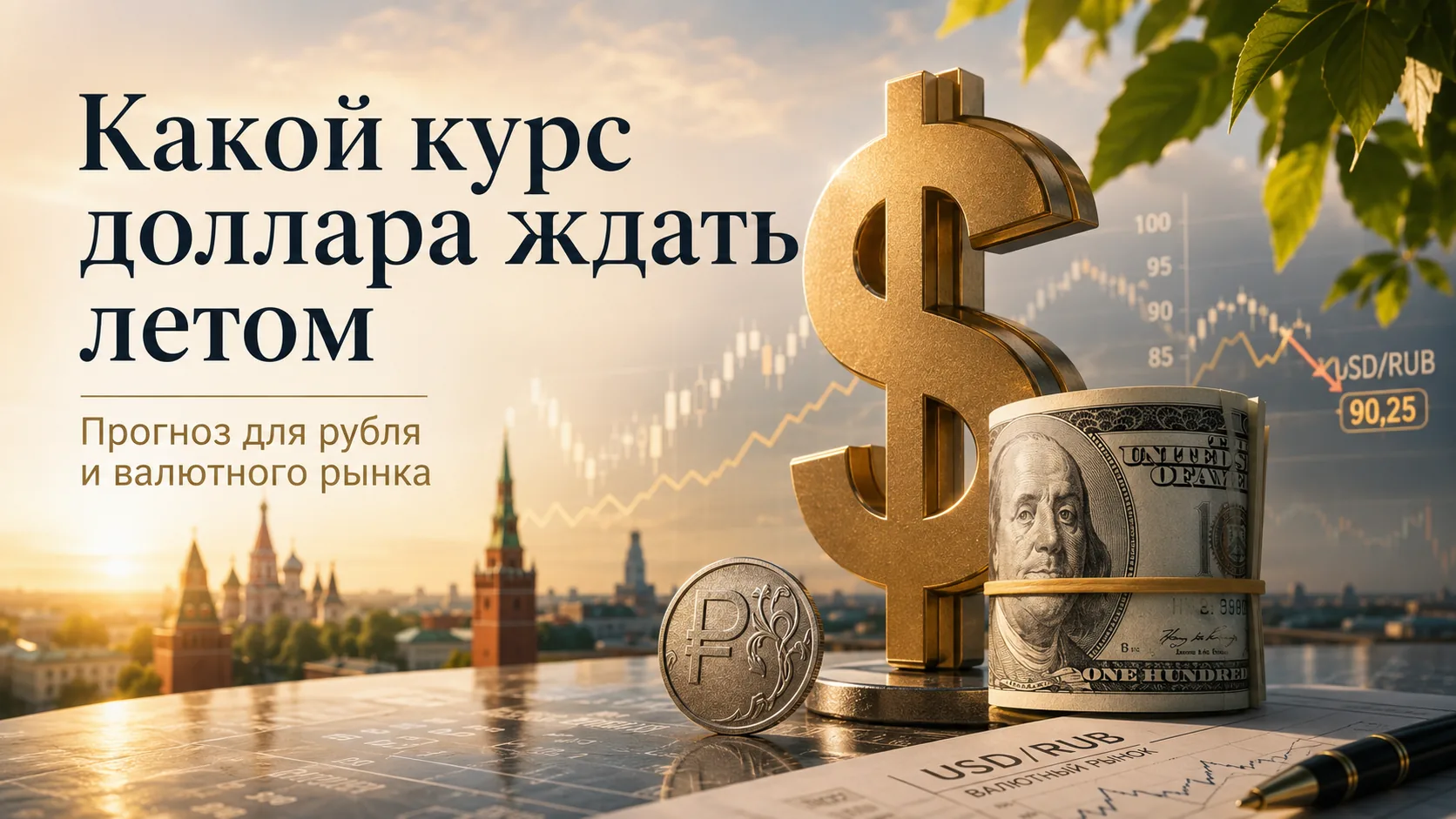 Курс доллара на лето 2026: прогноз для рубля и валютного рынка