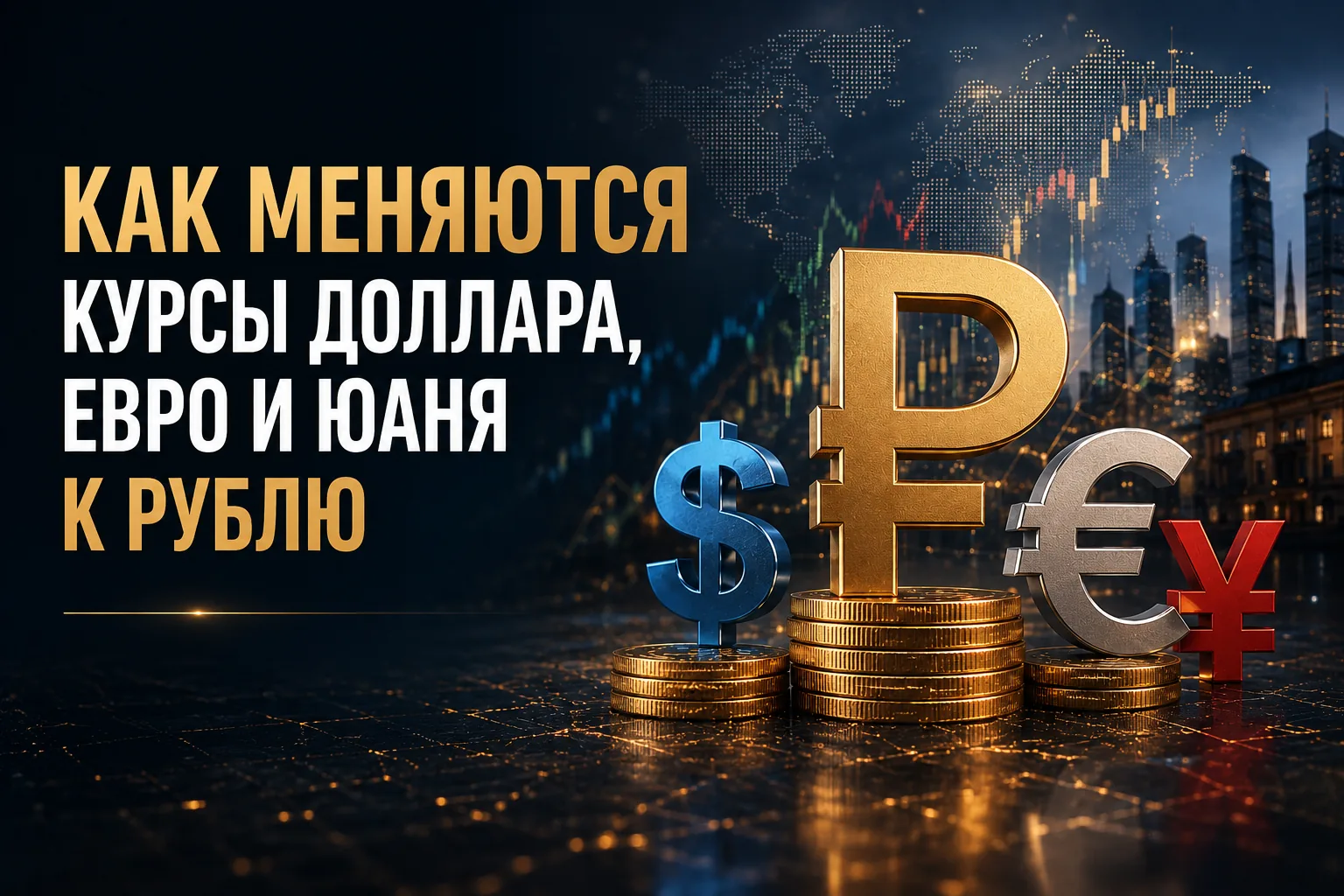 Курсы валют к рублю: доллар, евро и юань в июле 2026 года