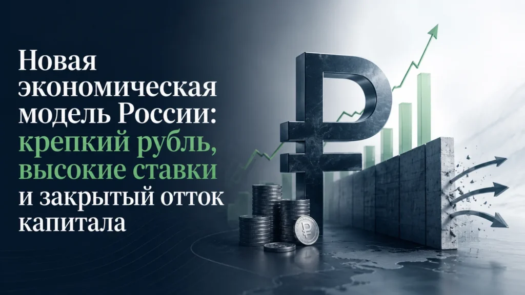 Новая экономическая модель России: крепкий рубль, высокие ставки и закрытый отток капитала