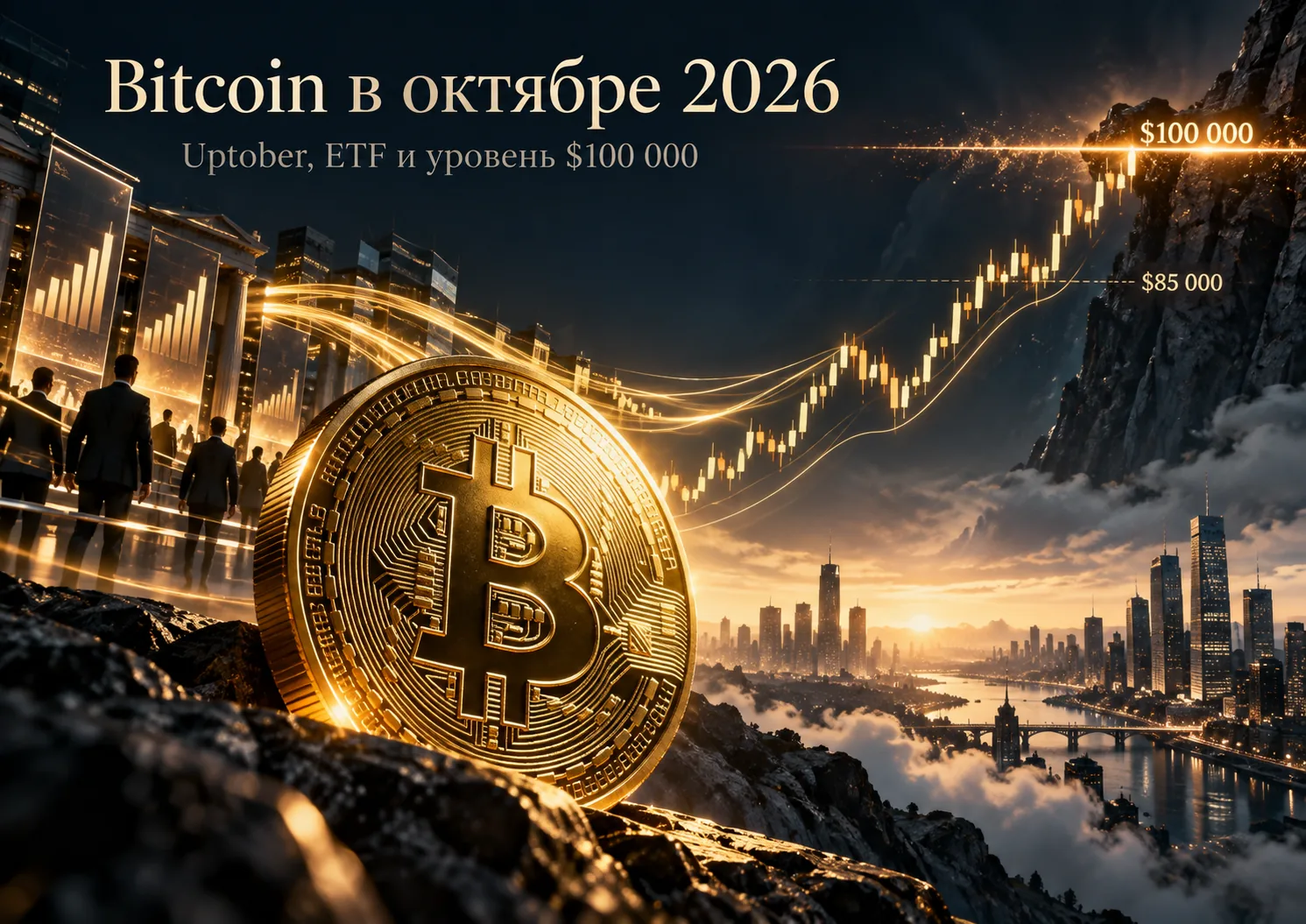 Bitcoin в октябре 2026: Uptober, ETF и уровни $85 000–$100 000
