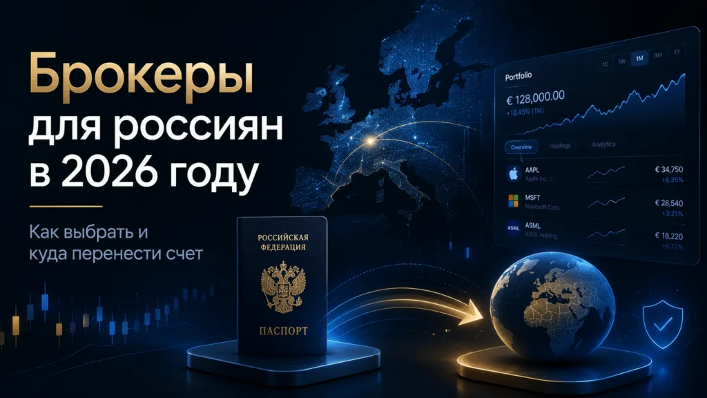 Брокеры для россиян в 2026 году
