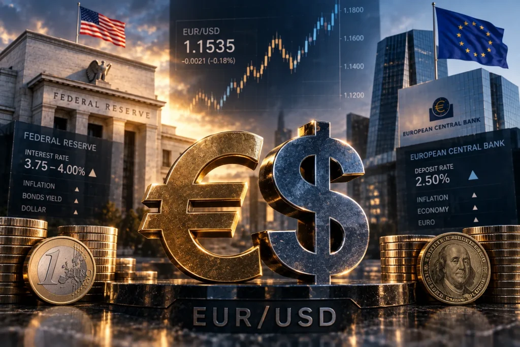 Ставки ФРС и ЕЦБ и влияние на EUR/USD