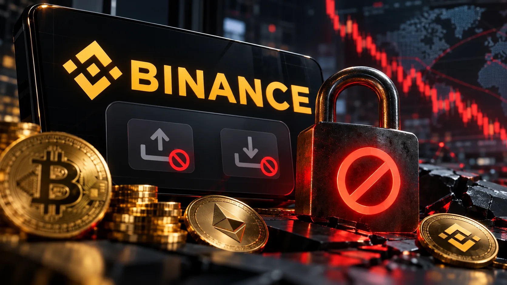 Binance приостановила вывод средств после взлома